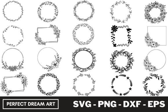 Download Floral Wreath Svg Bundle - Floral wreath Collection