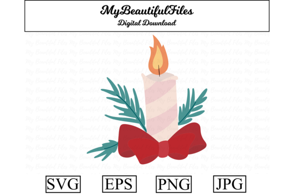 Download Christmas Candle Clipart Design - Premium Bundle