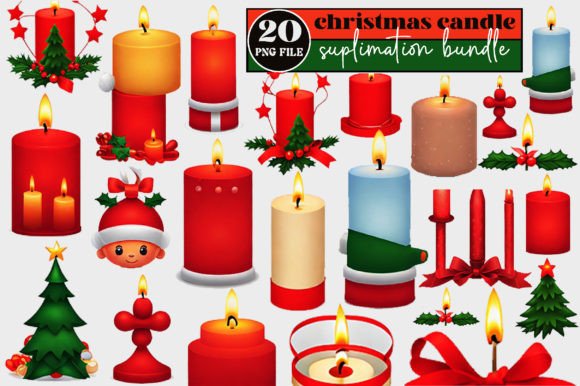 Download Christmas Candle Clipart Bundle - Premium Resources